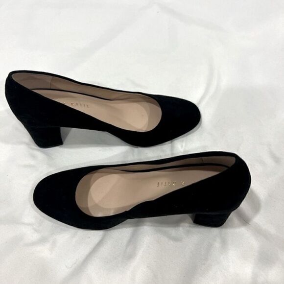 Kelly and Katie black suede chunk hill size - Picture 7 of 12